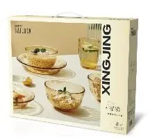 星镜高硼餐具九件套