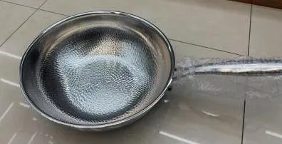 垂纹不锈钢炒锅
