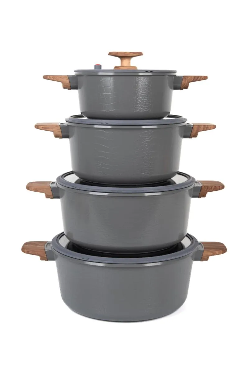 9pcs 欧式套件
pot ：20/24 
shallow pot 24
fry pan 24